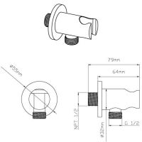 Душевая система Vincea Inspire VSFW-433TI2CH с термостатом Хром — фото 21, Встраиваемые душевые комплекты