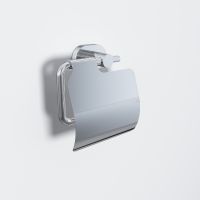 Держатель туалетной бумаги AM.PM Sense A74341400 с крышкой Хром — фото 3, Держатели туалетной бумаги