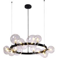 Товар: Люстра Crystal Lux Agata SP15 V2 Black Transparente Прозрачная Черная - фото 3 Люстра Crystal Lux Agata SP15 V2 Black Transparente Прозрачная Черная — фото 3, Люстры