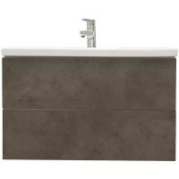 Товар: Тумба под раковину Marka One Mix 80П У76463 подвесная Чикаго темно-серый - фото 2 Тумба под раковину Marka One Mix 80П У76463 подвесная Чикаго темно-серый — фото 2, Тумбы под раковину