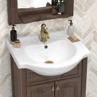 Товар: Тумба под раковину Opadiris Риспекто 55 00-00007073 Орех антикварный - фото 4 Тумба под раковину Opadiris Риспекто 55 00-00007073 Орех антикварный — фото 4, Мебель для ванной