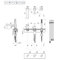 Смеситель на борт ванны Ravak Puri PU 026.20 Черный матовый арт-X070186 — фото 4, Смесители на борт ванны