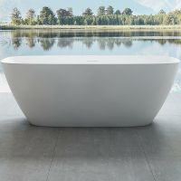 Ванна из искусственного камня Vincea 170x75 VBT-6S02MW Белая матовая без гидромассажа — фото 1, Ванны из искусственного камня