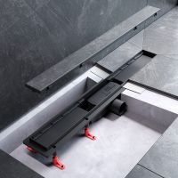 Душевой лоток AM.PM PrimeFlow 70 W02SC-U11-070-04BM с Черной матовой решеткой / под плитку Tile — фото 20, Душевые лотки