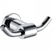 Двойной крючок Azario Forny AZ-88305 Хром — фото 1, Крючки для полотенец