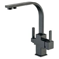 Смеситель для кухни ZorG Clean Water ZR 332 YF ЧЕРНЫЙ МЕТАЛЛИК Черный — фото 1, Смесители для кухни