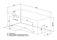 Акриловая ванна Aquanet Bright 180х80 без гидромассажа арт-233143 — фото 7, Акриловые ванны