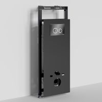 Товар: Инсталляция WasserKRAFT Salm 27TLT.010.ME.BL.PB01 для унитаза Черное стекло с Черной глянцевой клавишей смыва - фото 2 Инсталляция WasserKRAFT Salm 27TLT.010.ME.BL.PB01 для унитаза Черное стекло с Черной глянцевой клавишей смыва — фото 2, Инсталляции