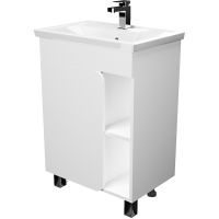 Тумба под раковину 1MarKa Nuvo 70 У76056 Белая глянцевая — фото 1, Мебель для ванной