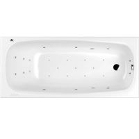 Акриловая ванна Whitecross Layla Slim 180x80 0122.180080.100.ULTRA.CR с гидромассажем — фото 1, Ванны