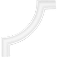 Угловой элемент молдинга Перфект AD340-11 10x130x130 мм — фото 1, Молдинги