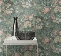 Обои RASCH Salisbury 553321 Флизелин (0,53*10,05) Серый/Разноцветный, Цветы — фото 2, Обои для стен