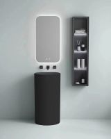 Товар: Раковина SantiLine 45 SL-4014MB Черная матовая - фото 2 Раковина SantiLine 45 SL-4014MB Черная матовая — фото 2, Раковины