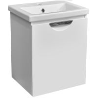 Тумба под раковину Stella Polar Норина 50 SP-00000233 подвесная Белая — фото 1, Тумбы под раковину