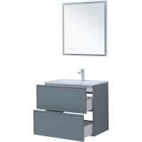 Тумба под раковину Aquanet Арт 75 313275 подвесная Мисти грин — фото 11, Тумбы под раковину