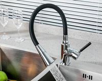 Смеситель для кухни Frap F4044 Хром Черный — фото 5, Смесители для кухни