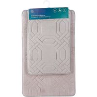 Товар: Комплект ковриков Ростовская Мануфактура Сантехники РМС КК-09СС-40х60/50х80 Серый - фото 3 Комплект ковриков Ростовская Мануфактура Сантехники РМС КК-09СС-40х60/50х80 Серый — фото 3, Аксессуары для туалета