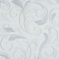 Обои Артекс The Best 2 10544-01 Винил на флизелине (1,06*10,05) Белый/Серый, Вензель — фото 1, Обои для стен