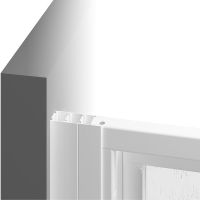 Товар: Душевая дверь Ravak Supernova SDOP-90 03V70100Z1 профиль Белый стекло Transparent - фото 4 Душевая дверь Ravak Supernova SDOP-90 03V70100Z1 профиль Белый стекло Transparent — фото 4, Душевые двери в нишу