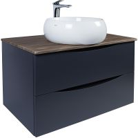 Товар: Тумба под раковину Bond Cube 80 подвесная Серая матовая Дуб арт-T09807 - фото 11 Тумба под раковину Bond Cube 80 подвесная Серая матовая Дуб арт-T09807 — фото 11, Тумбы под раковину