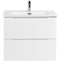 Тумба под раковину BelBagno Etna 60 ETNA-600-2C-SO-BL-P подвесная Bianco Lucido — фото 1, Тумбы под раковину