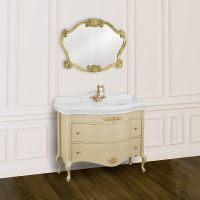 Товар: Тумба под раковину Migliore Impero 110 25960 Бежевая - фото 2 Тумба под раковину Migliore Impero 110 25960 Бежевая — фото 2, Мебель для ванной