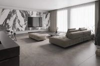 Керамогранит Artcer Stone Antracita Grey Mate 908 60х120 см — фото 6, Керамогранит