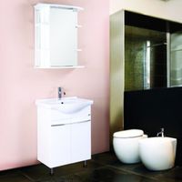 Тумба под раковину Onika Селигер 60 Белая — фото 3, Тумбы под раковину