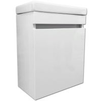 Тумба под раковину Alcora Compact 40 47710 подвесная Белая — фото 1, Тумбы под раковину