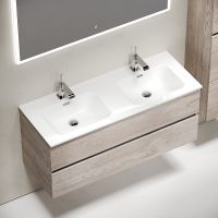 Тумба под раковину Sancos Urban 120 UR120-2EG подвесная Дуб Галифакс натуральный — фото 4, Тумбы под раковину