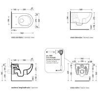 Унитаз Flaminia App AP118S подвесной Белый без сиденья — фото 6, Унитазы