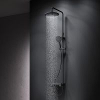 Душевая система AM.PM Like F0780722 Черная матовая — фото 9, Душевые стойки