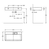 Товар: Раковина Kerama Marazzi Logica 90 LO.wb.90.1 Белая глянцевая - фото 5 Раковина Kerama Marazzi Logica 90 LO.wb.90.1 Белая глянцевая — фото 5, Раковины подвесные
