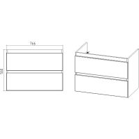 Товар: Тумба под раковину VIANT Мальта 80 VMAL80COBEL-T2YP подвесная Белая - фото 5 Тумба под раковину VIANT Мальта 80 VMAL80COBEL-T2YP подвесная Белая — фото 5, Мебель для ванной