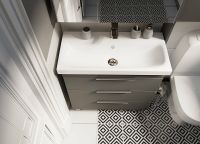 Тумба под раковину 1MarKa Gaula 80Н У92547 Графит матовый — фото 4, Мебель для ванной