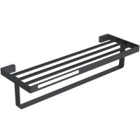 Полка для полотенец Boheme Q 10947-B Черная — фото 1, Полки для полотенец