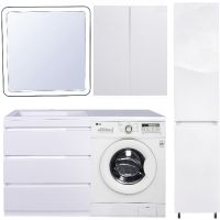 Товар: Тумба под раковину Style Line Даллас 130 Люкс Plus СС-00000558 Белая - фото 6 Тумба под раковину Style Line Даллас 130 Люкс Plus СС-00000558 Белая — фото 6, Мебель для ванной