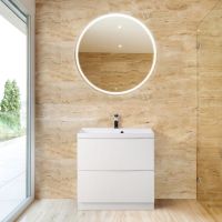 Тумба под раковину BelBagno Marino 60 Белая — фото 1, Тумбы под раковину