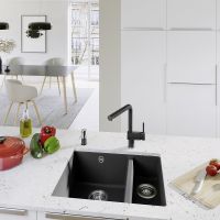 Кухонная мойка Blanco Rotan 340/160-U Антрацит арт-523077 — фото 2, Кухонные мойки