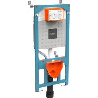 Инсталляция Vitra 700-1873 для унитаза с клавишей смыва Хром глянцевый — фото 2, Инсталляции для унитазов