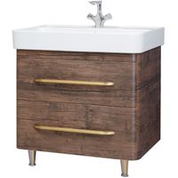 Тумба под раковину Bellezza Олимпия 60 4639309110439 Орех — фото 1, Мебель для ванной