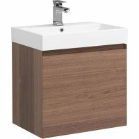 Товар: Тумба под раковину Aquanet Нью-Йорк 60 203945 подвесная Орех - фото 2 Тумба под раковину Aquanet Нью-Йорк 60 203945 подвесная Орех — фото 2, Мебель для ванной