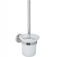 Ершик для унитаза Nofer Niza 16857.B Хром — фото 1, Ершики для унитаза