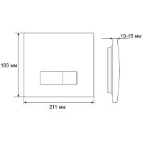 Инсталляция Grossman Classic для унитаза с клавишей смыва Хром матовый арт-980.T1.04.110.110 — фото 11, Инсталляции для унитазов