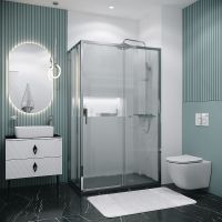 Товар: Душевой уголок Grossman Style 130х70 120.K33.05.1370.10.02 профиль Хром стекло шиншилла - фото 2 Душевой уголок Grossman Style 130х70 120.K33.05.1370.10.02 профиль Хром стекло шиншилла — фото 2, Душевые уголки