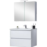 Зеркальный шкаф Orans BC-4023W 60 4023600W с подсветкой Белый глянец — фото 5, Зеркальные шкафы в ванную