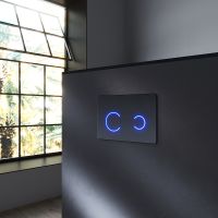 Товар: Клавиша смыва AM.PM Touchless Pro Черная глянцевая арт-I0450B38 - фото 2 Клавиша смыва AM.PM Touchless Pro Черная глянцевая арт-I0450B38 — фото 2, Кнопки смыва