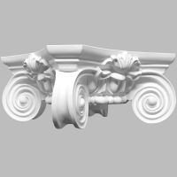 Капитель Decomaster 90018-2 360x170x360 мм — фото 1, Колонны