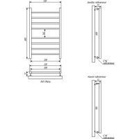 Товар: Водяной полотенцесушитель EWRIKA Деметра LP 80х50 Хром - фото 5 Водяной полотенцесушитель EWRIKA Деметра LP 80х50 Хром — фото 5, Водяные полотенцесушители