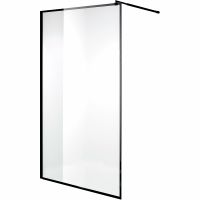 Душевая перегородка Niagara Nova 110 NG-687-11BLACK профиль Черный стекло прозрачное — фото 1, Душевые перегородки